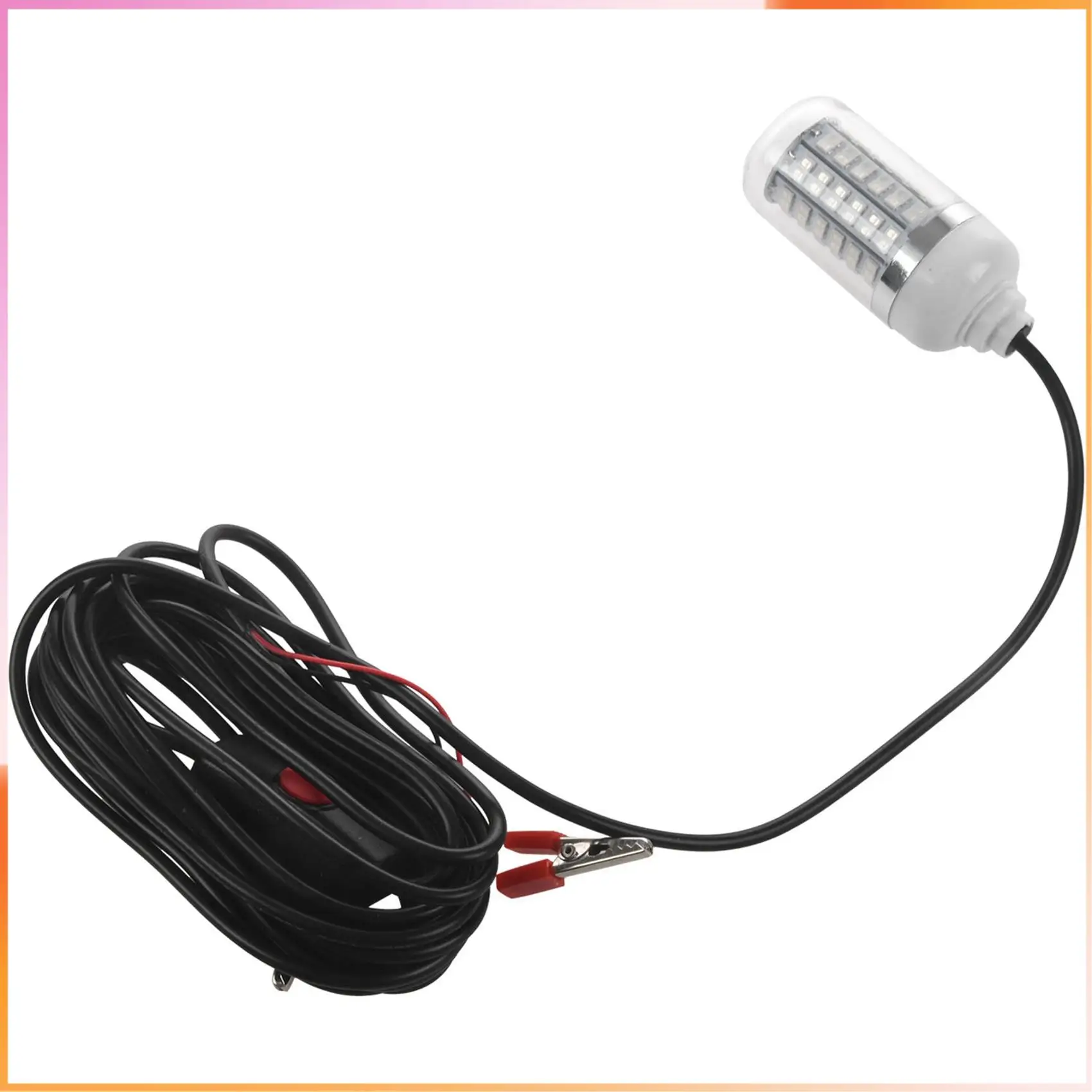 

A93Z 5X 12V Fishing Light Green 108Pcs LED Underwater Fishing Light Lures Fish Finder Lamp Attracts Prawns Squid Krill