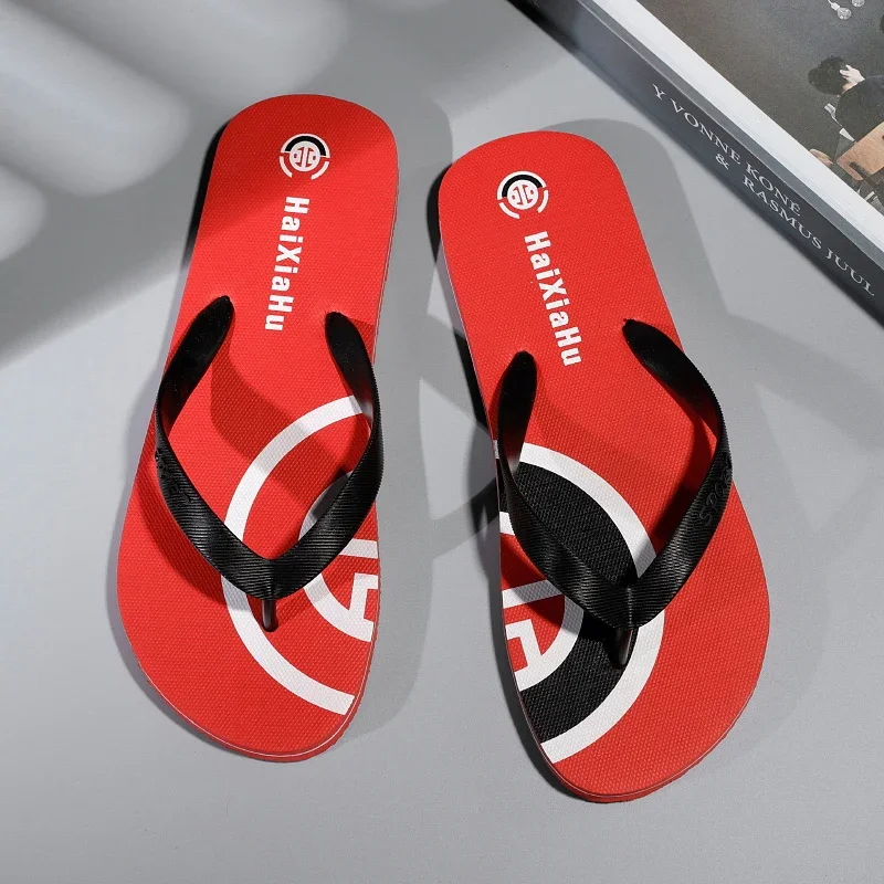 Comfortable Man Sandal Adult Men's Sandal Men Summer Flip-flop Slides Shoes Living Room Slippers Walk Around Home Flip-flops