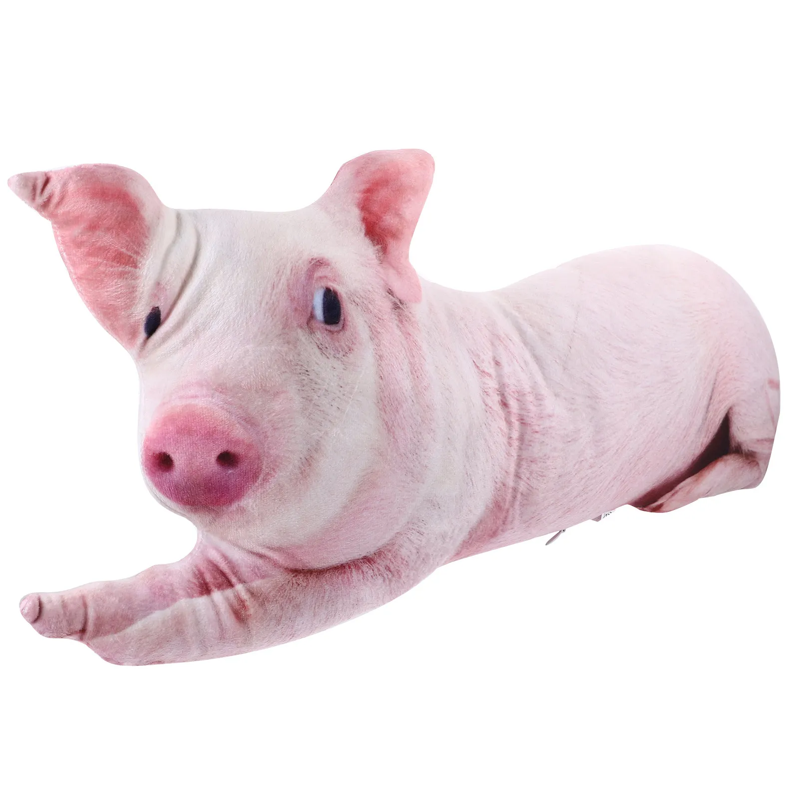 

Pig Shape 3D Throw Pillow Sofa Cushion Home Decor Adorable Animal Pillow for Couch Bedroom Soft Support Pig Stuffed Model