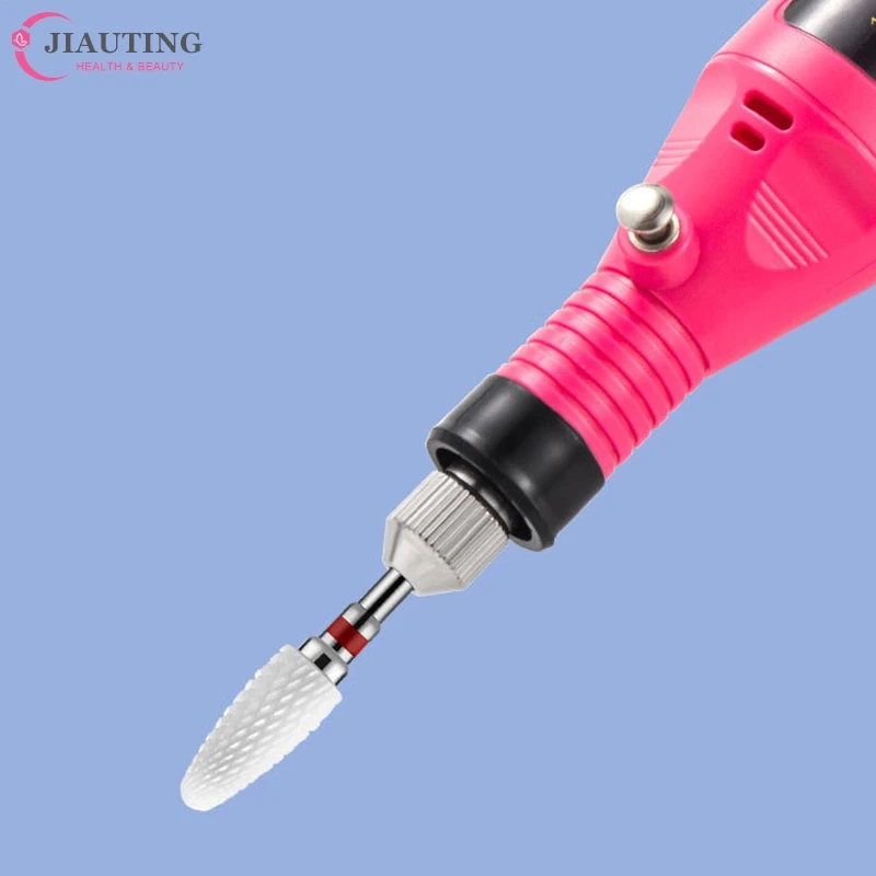 1PCS Ceramic Tungsten Nail Drill Bit Milling Cutter For Manicure Pedicure Nail Files Buffer Nail Art Equipment Accessory