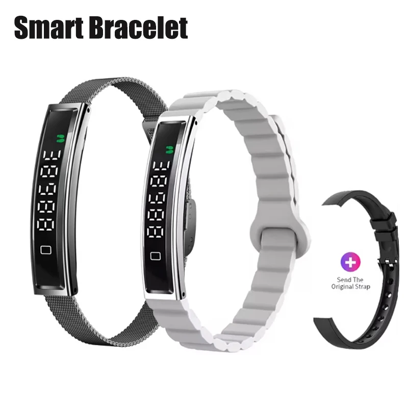 

Women Smart Bracelet Heart Rate Health Monitor Activity Fitness Tracker Sports Wristband Waterproof Wristwatch Men Smartband
