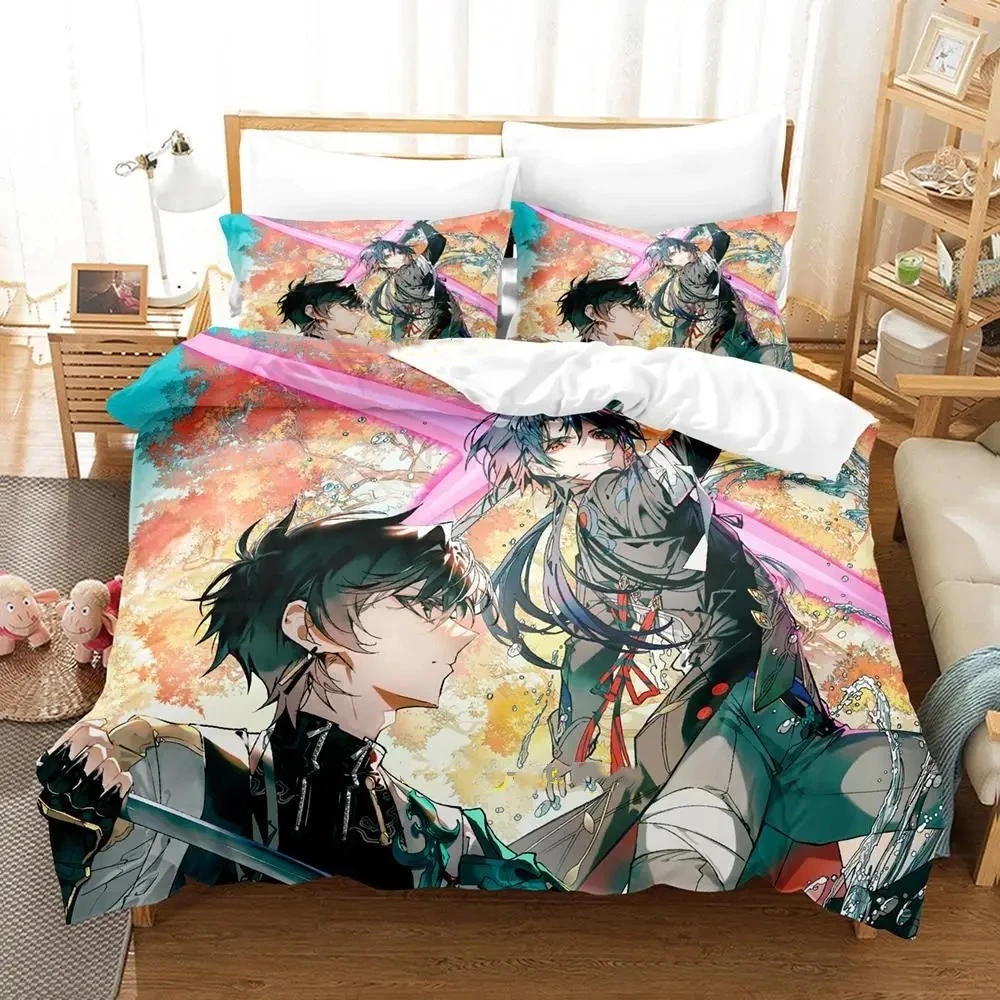 

Honkai Star Rail Bedding Set Single Twin Full Queen King Size Bed Set Adult Kid Bedroom Duvetcover Sets Anime parure de lit Bed