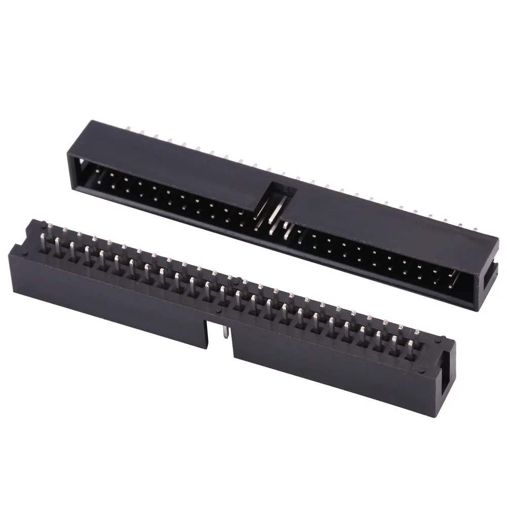 Fc 6/8/10/12/14/16/18/20/24/26/30/34/40/50/60/64pin 2,54mm Pitch Buchse IDC-Buchse Anschluss band kabel DC3 Header Stecker