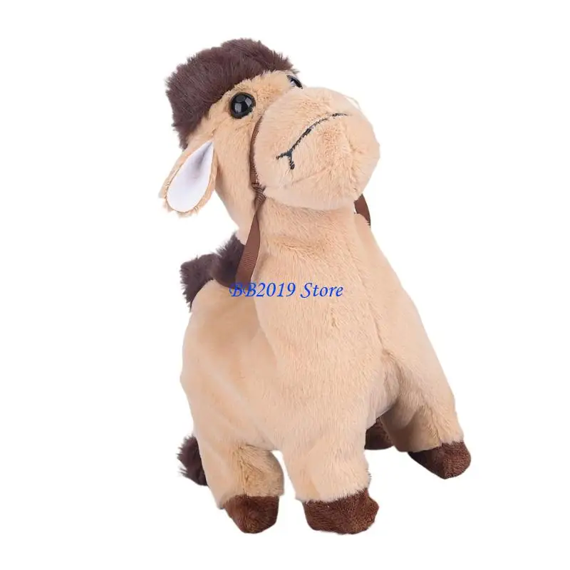 

Q0KB Stimulation Electric Camels Walking Singing Talking Plush Toy for Children Cognitive and Language Skill Development