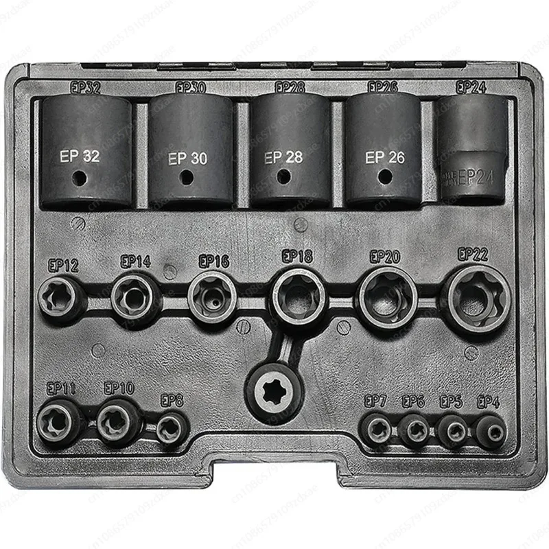 External Torx Plus Socket Set 6 Point EP Socket EP4, EP5, EP6, EP7, EP8, EP10, EP11, EP12, EP14, EP16, EP18, EP20, EP22, EP24...