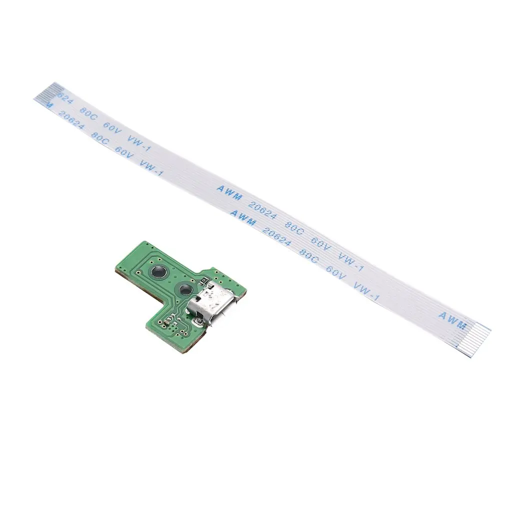 USB Charging Port Socket Circuit Board For 12Pin JDS 011 030 040 055 14Pin 001 Connector For PS4 Controller