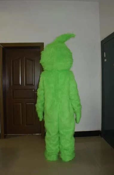 

New Adult Hot Sale LOVE Festival Long hair Monster Mascot Costume Christmas Fancy Dress Halloween Mascot Costume Free Ship