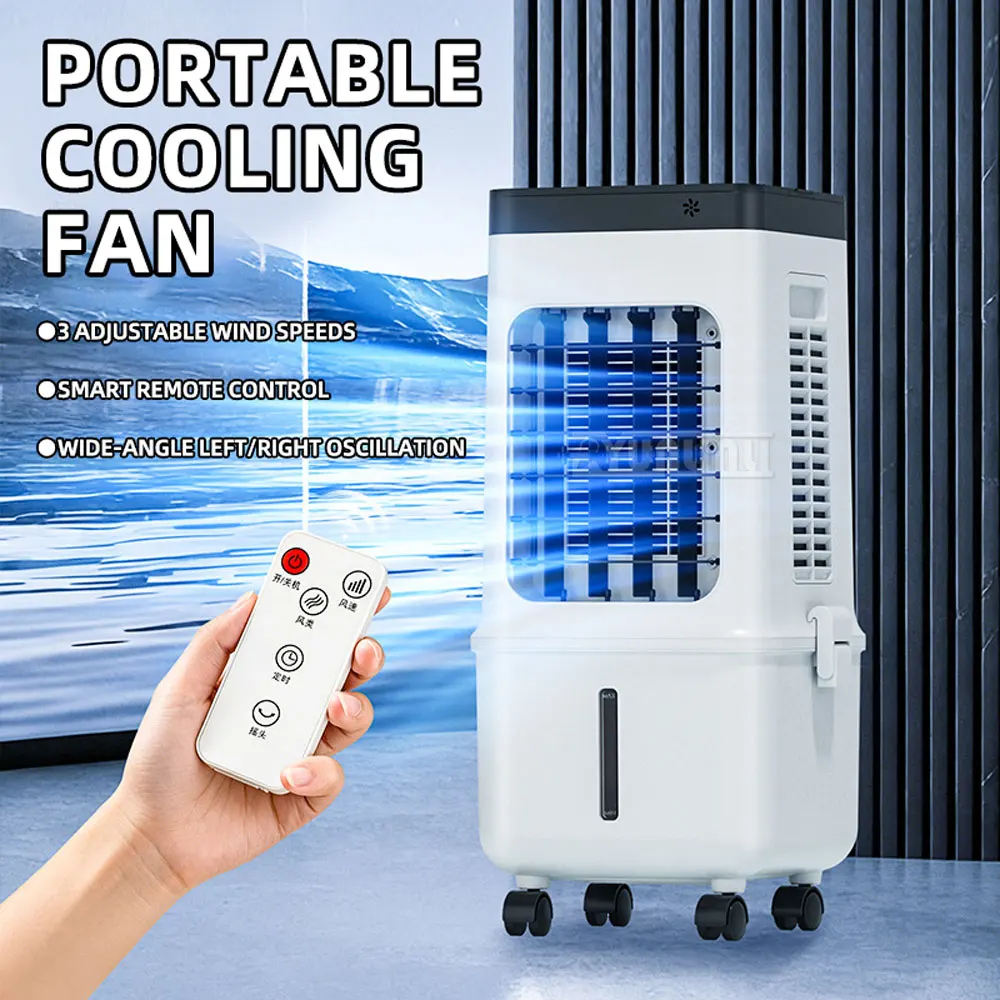 Air Conditioner Fan Home Refrigeration Small Air Cooler Water Air Conditioner Dormitory Portable Fan Electric Fan