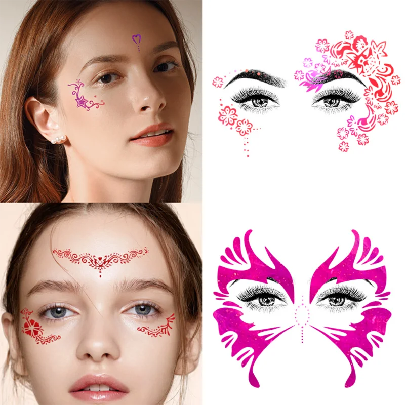 Eyebrow Facial Features Graffiti Stencils DIY Layering Wall Scrapbook Coloring Embossing Album Decoration Card Painting Template