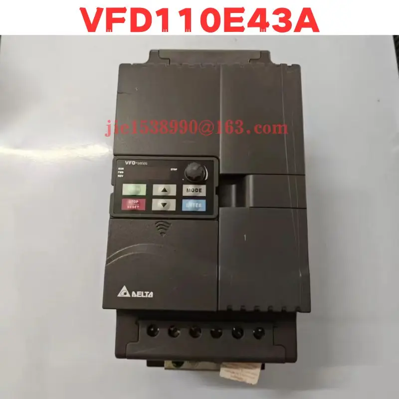 Used Frequency Converter VFD110E43A  Normal Function Tested OK