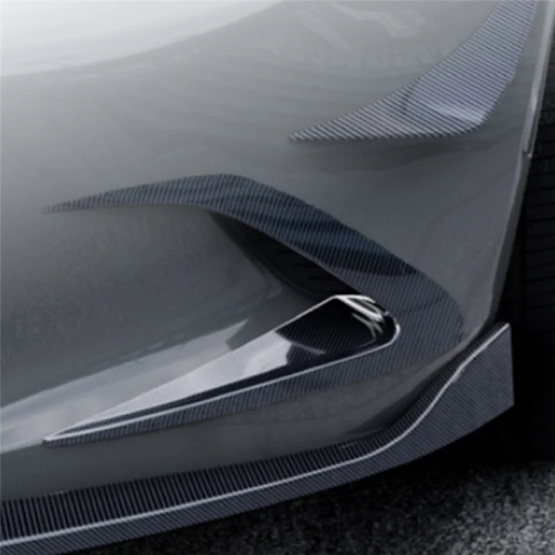 

OB-Car Front Bumper Splitter Spoiler Fog Lamp Spoiler Cover Trim For Mazda Miata MX-5 ND 2016+ Glossy Black