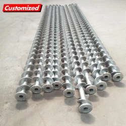 High Quality OEM Stainless Steel Spiral Machine Slurry Screw Shaft For Auger Conveyor Conveying Machine Transmission System
