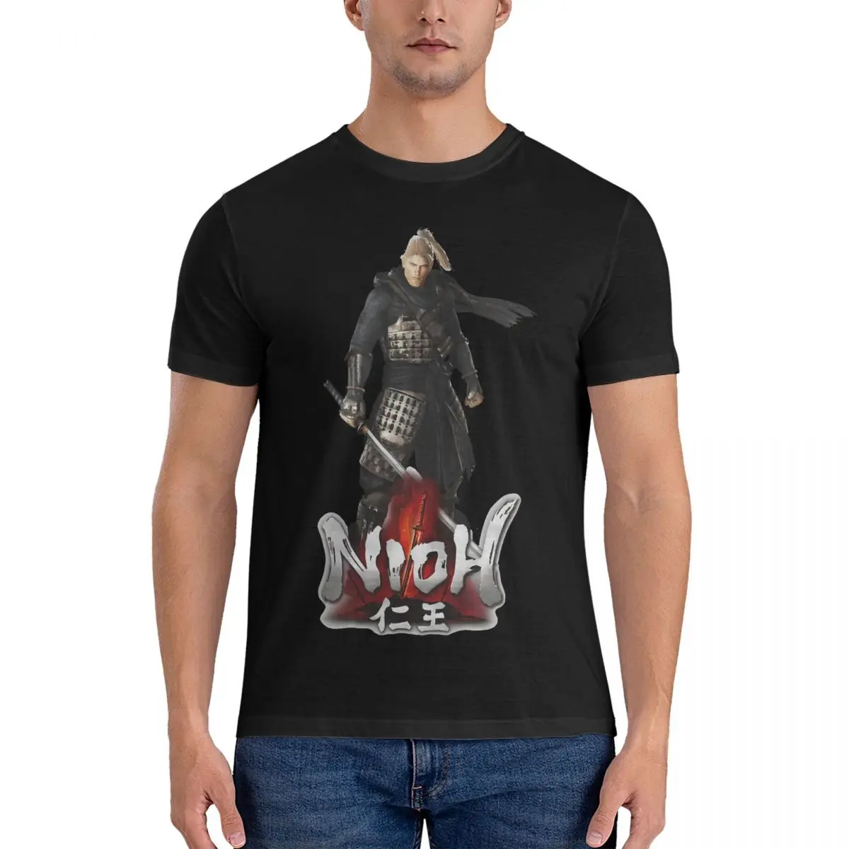 Weathered William Adams T-Shirt for Men NIOH Fun Cotton Tee Shirt O Neck Short Sleeve T Shirt Adult Clothing