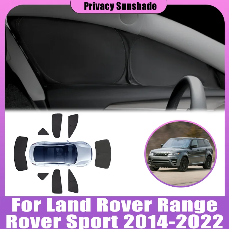 

Privacy Sunshades For Land Rover Range Rover Sport L494 2014-2022 Coverage Anti-UV Sunroof Window Foldable Visor Car Accessories