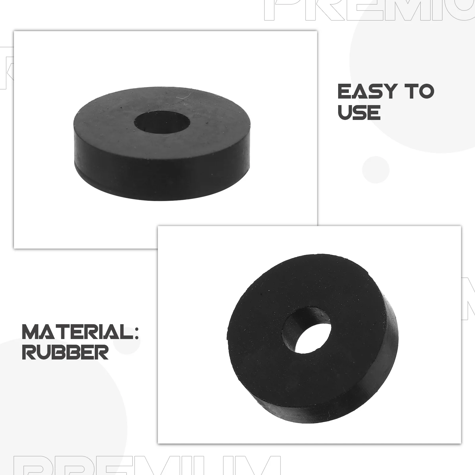 50 шт. резиновые изоляционные прокладки O-образной формы 20 мм от 6 мм, диаметр 5 мм, толстые виброгасители, шумопоглощающие шайбы для крепления оборудования