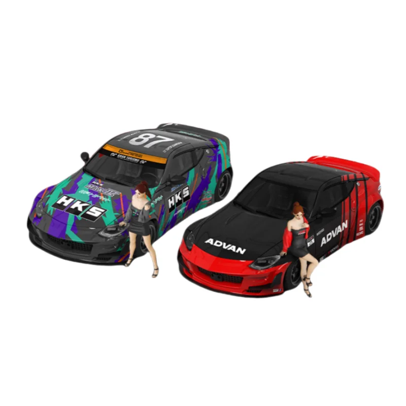 

TimeMicro1:64 400Z-Advan & HKS окрашенная модель автомобиля из сплава ограниченной серии