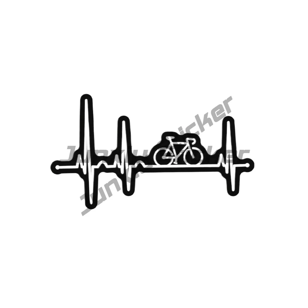 

Electrocardiography ECG Road Bicycle Frame Stickers Top Tube Waterproof Fashion Decoration Accessories Bike Durable Vinyl Decals
