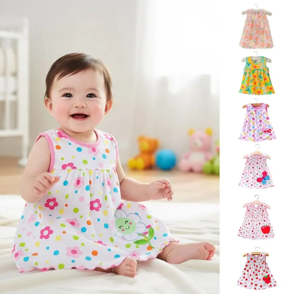 Summer Outfit Pure Cotton Dress Embroidery Printed Summer Dress Flower Pattern Multi Pattern Cotton Dress Summer Season