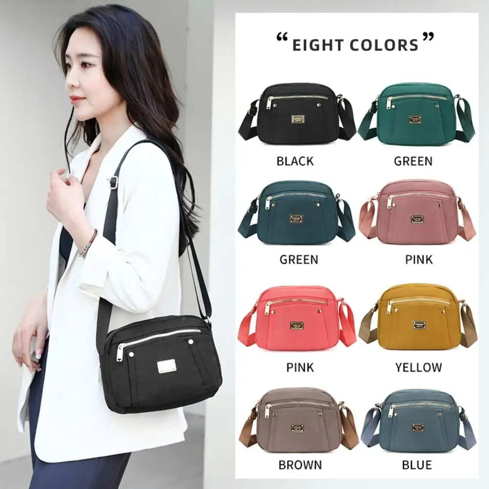 

Fashion Nylon Crossbody Bags 8 Colors Vintage Shoulder Backpack Messenger Bag Women