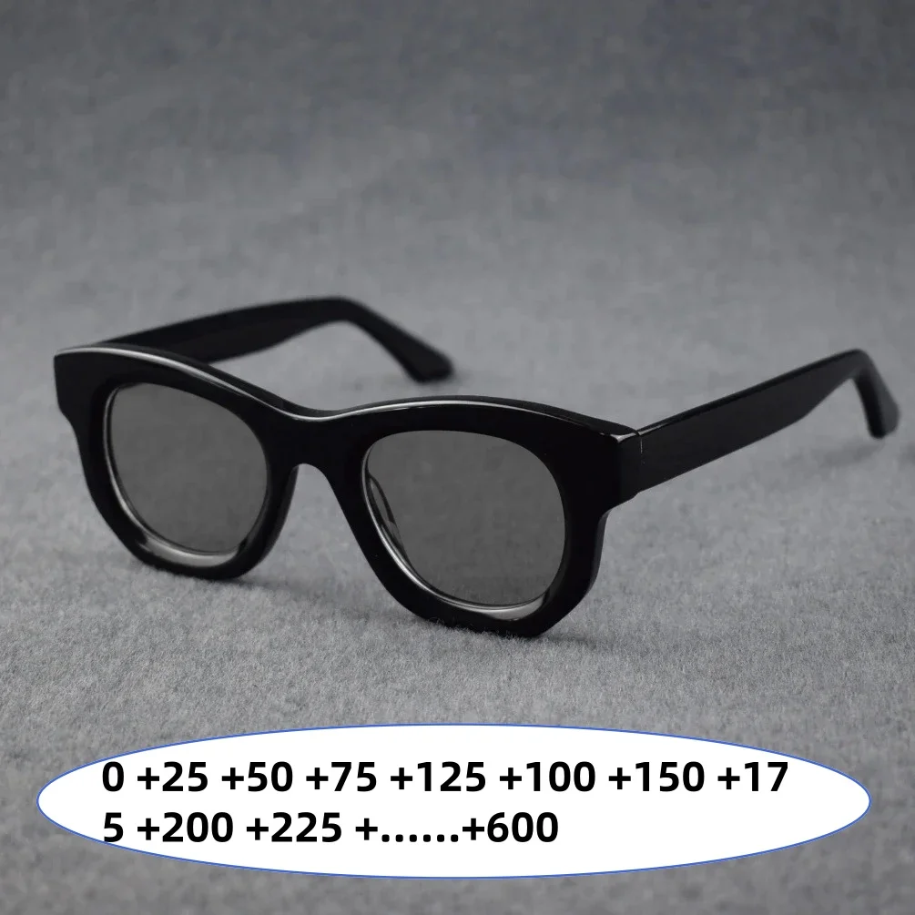 Vintage Cat Eye Reading Glasses Gray Black Sunglasses Retro Men Women +150 +175 +2 +225 +250 +350