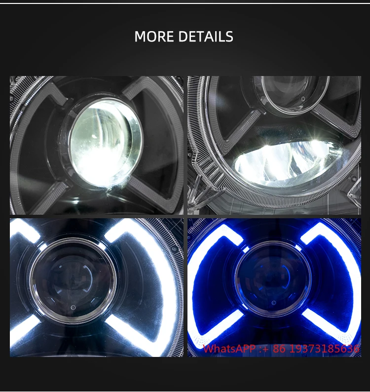VLAND Factory Scheinwerfer Licht Cooles Design mit Dual Beam Auto 2018 2019 2020 2021. Scheinwerfer-Frontlampe für Suzuki Jimny