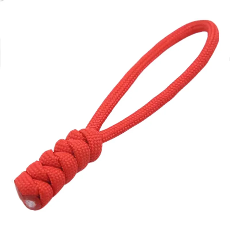 

paracord making back - waist pack special zipper head DIY button anti-loss buckle knife pendant button knot knife pendant