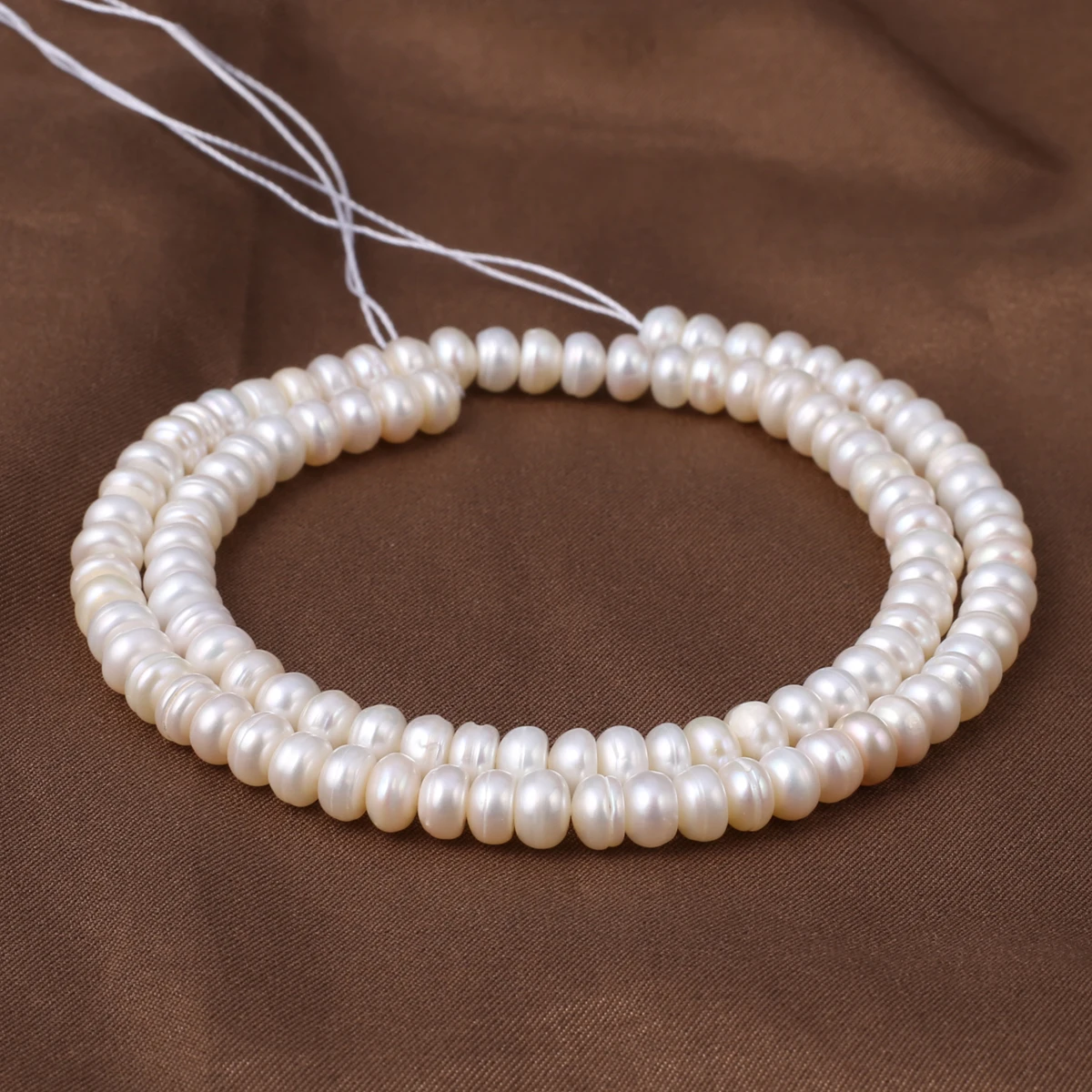 Natural Freshwater Pearl Beads Round shape Loose isolate Beaded for Jewelry Making DIY Personality Bracelet Necklace Accessories