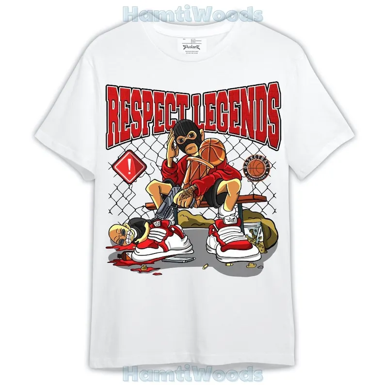 

Red Taxi 12s Shirt, Respect Legends Basketball Shirt Outfit 1005 TCD