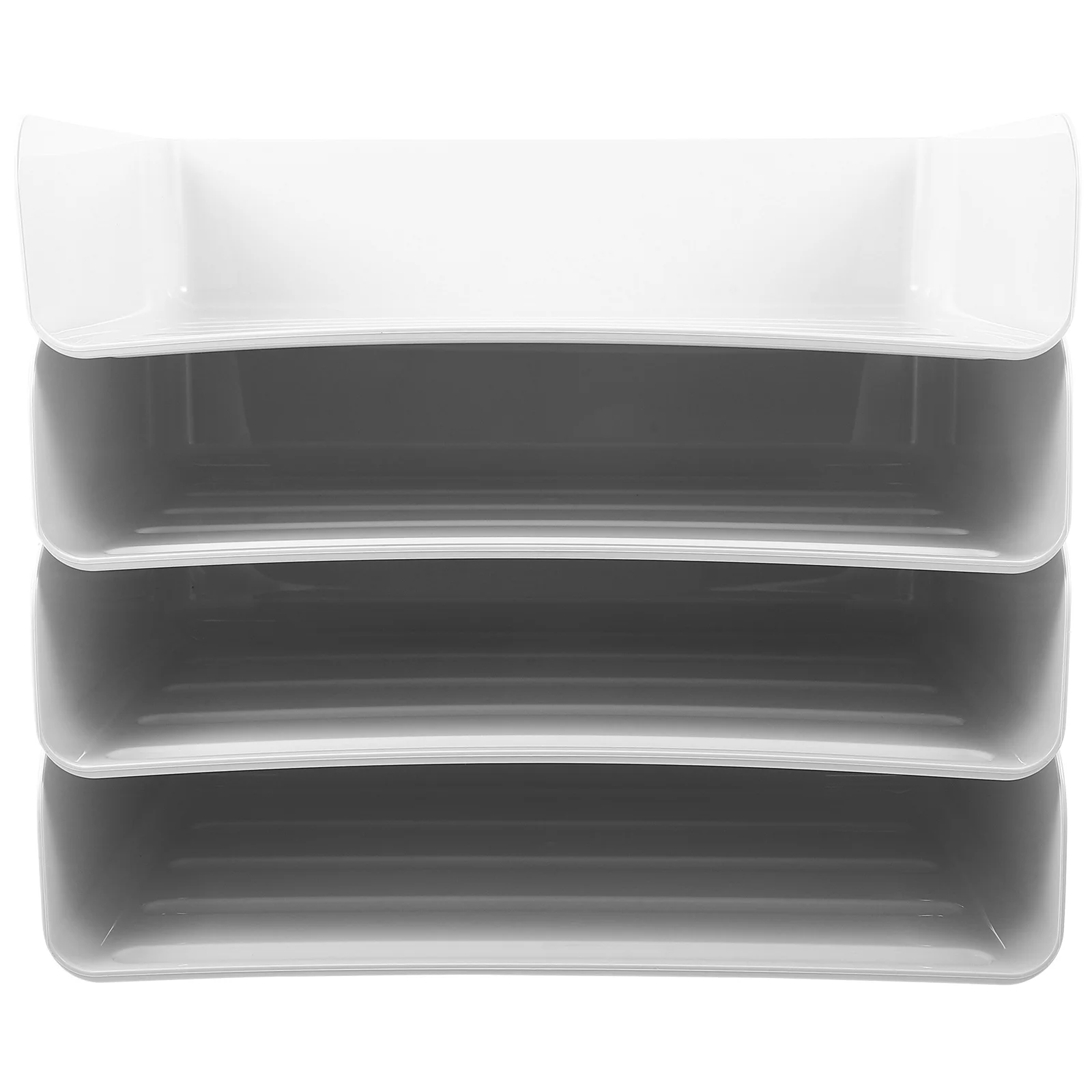 

Stackable Paper Tray Vertical Desk File Organizer Office Document Holder Desktop Paper Organizer Letter Tray Storage