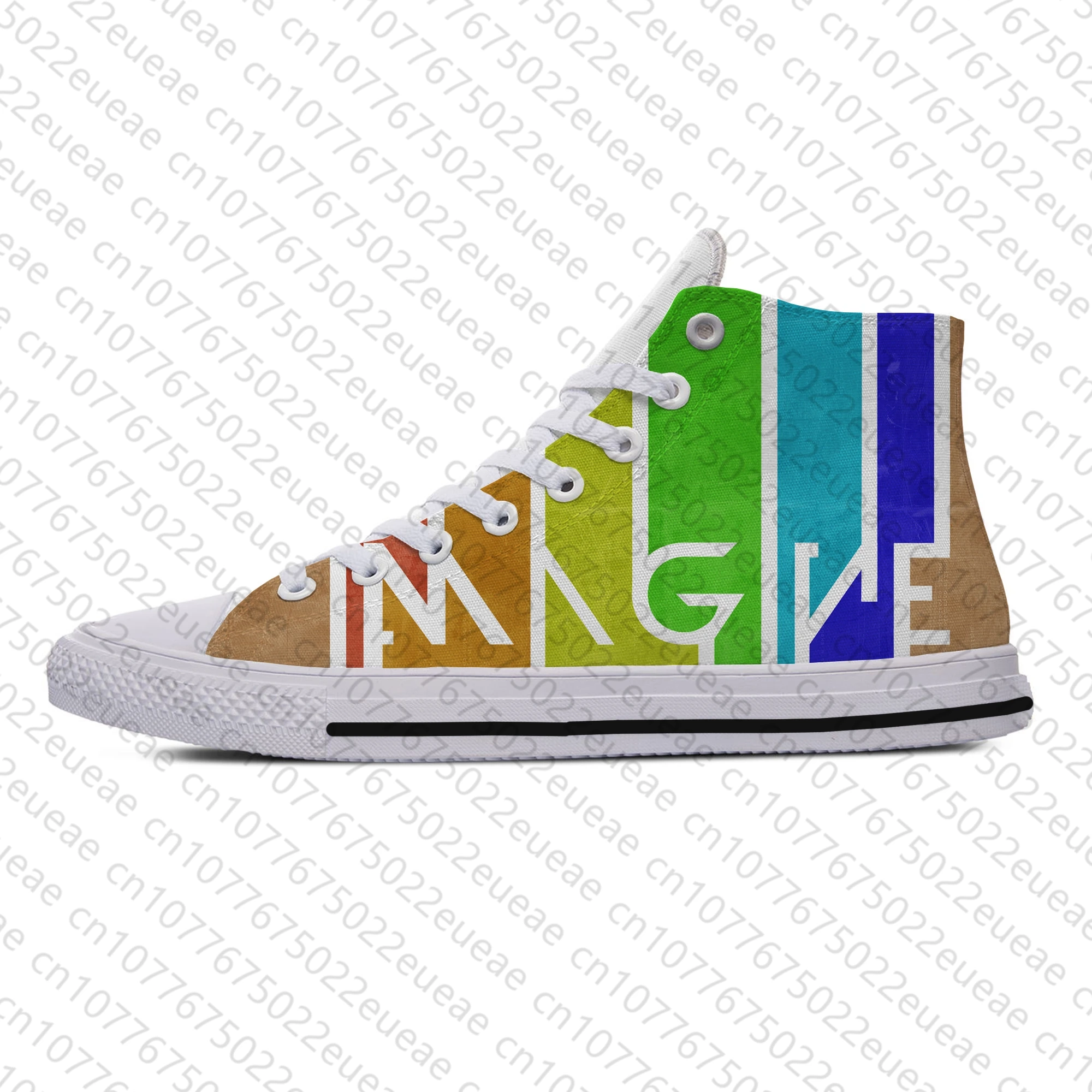 Hot Cool Fashion uomo scarpe leggere donna di alta qualità Sneakers alte traspiranti Classic Imagine Dragons scarpe di tela