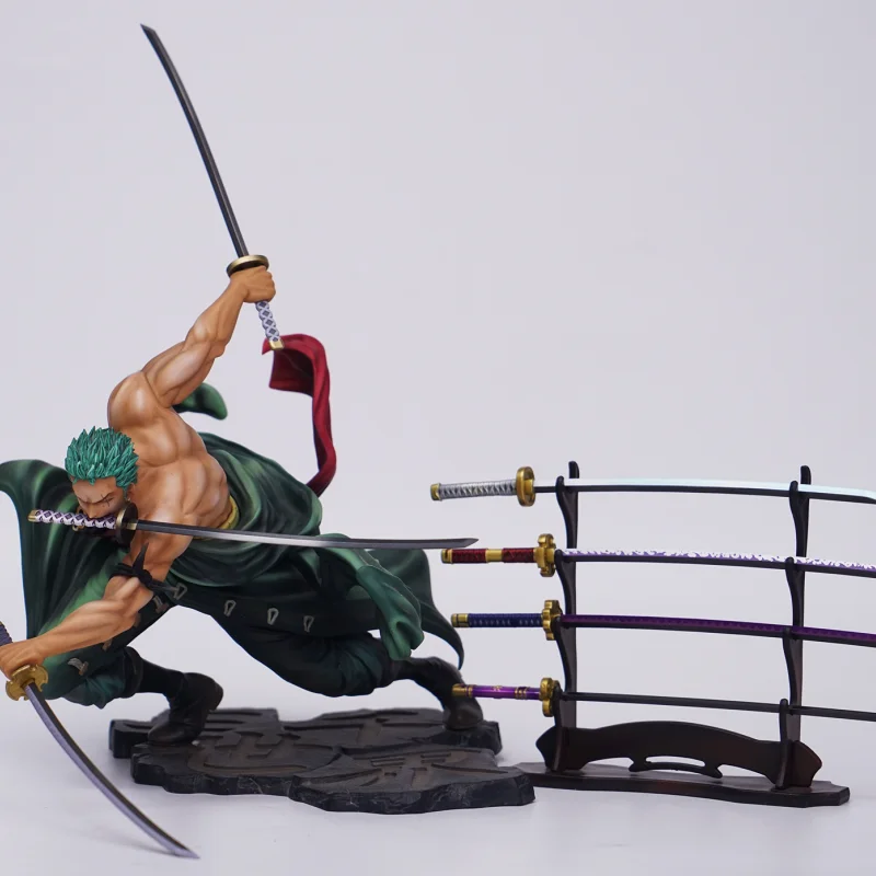 

Jacksdo One Piece Zoro Sword Holder Small Ornament Series Figures Scene Props Model Decorative Ornaments Statue