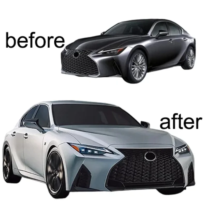 

Applicable to IS 2014-2016 Front Face Upgrade 2021 IS F Sporty Style Front Bumper Body Kit
