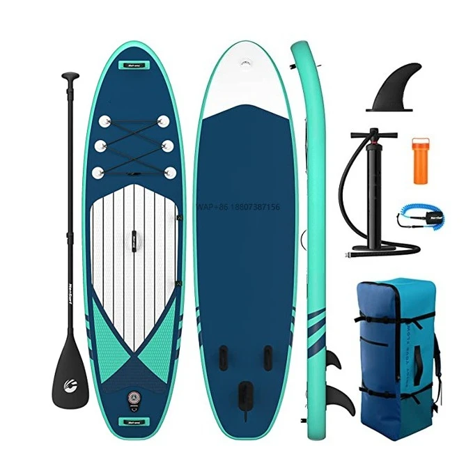 

Stand-Up Paddle Surfboard Inflatable with Non-Slip Deck and Accessories for Waterplay