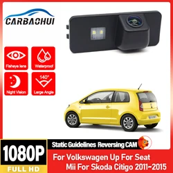 Car Reverse Backup HD Rear View Parking Camera Night Vision CCD For Volkswagen Up For Seat Mii For Skoda Citigo 2011~2014 2015