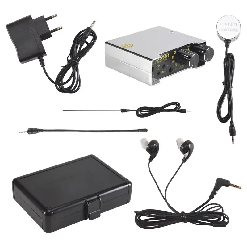 

F999B Leaking Water Leak Detector Household Wall Leaking Pickup Leak Detector EU Plug-A74Z