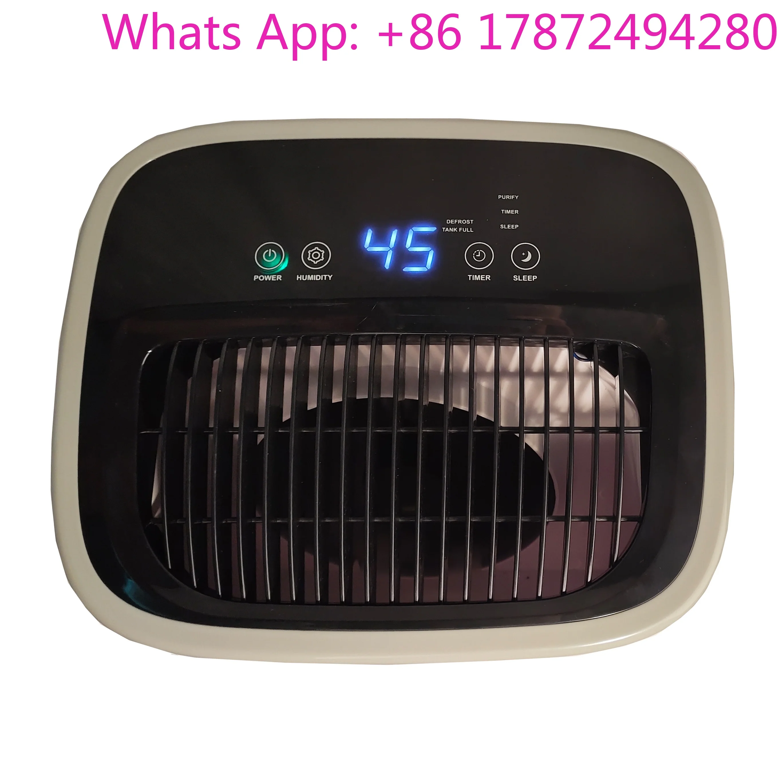 Deshumidificador Electric Home Dehumidifier Small Strong Wind Instant Cooling R290 Laundry Designed LED Display Portable 10L EMC