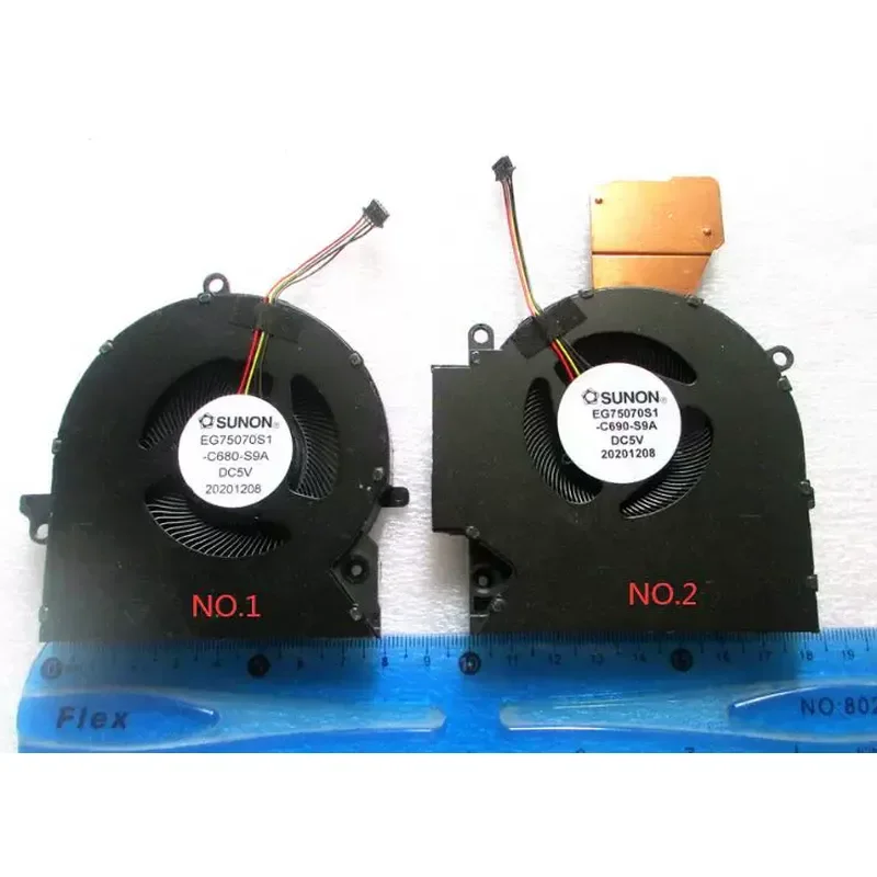 Fan M75483-001 5V Pair for HP Shadow Wizard 7 OMEN 16-B TPN-Q265