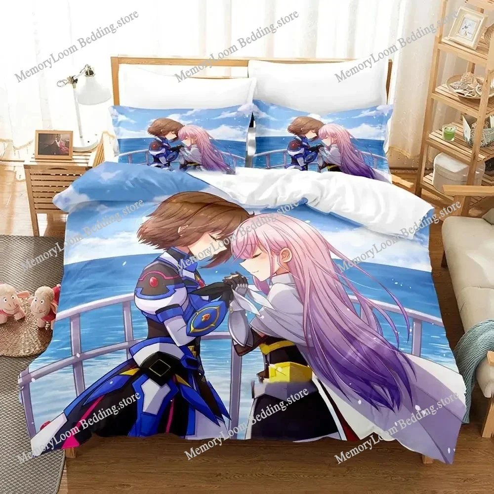 

Anime Katana Maidens Toji No Miko Bedding Set Duvet Cover Bed Set Quilt Cover Pillowcase Comforter king Queen Size Boys Adult