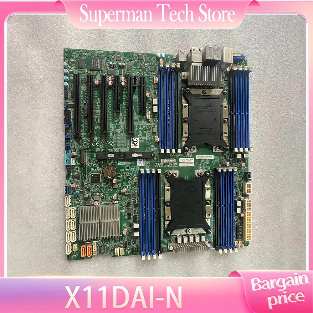 For Supermicro X11DAI-N dual workstation motherboard C621 Chipset LGA3647 server motherboard