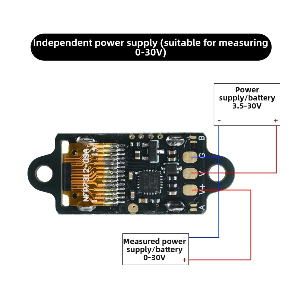 0.5 Inch For oled Digital Voltmeter with For Compact 4.2mm Thickness for Space Constrained Installations 0.5 Inch