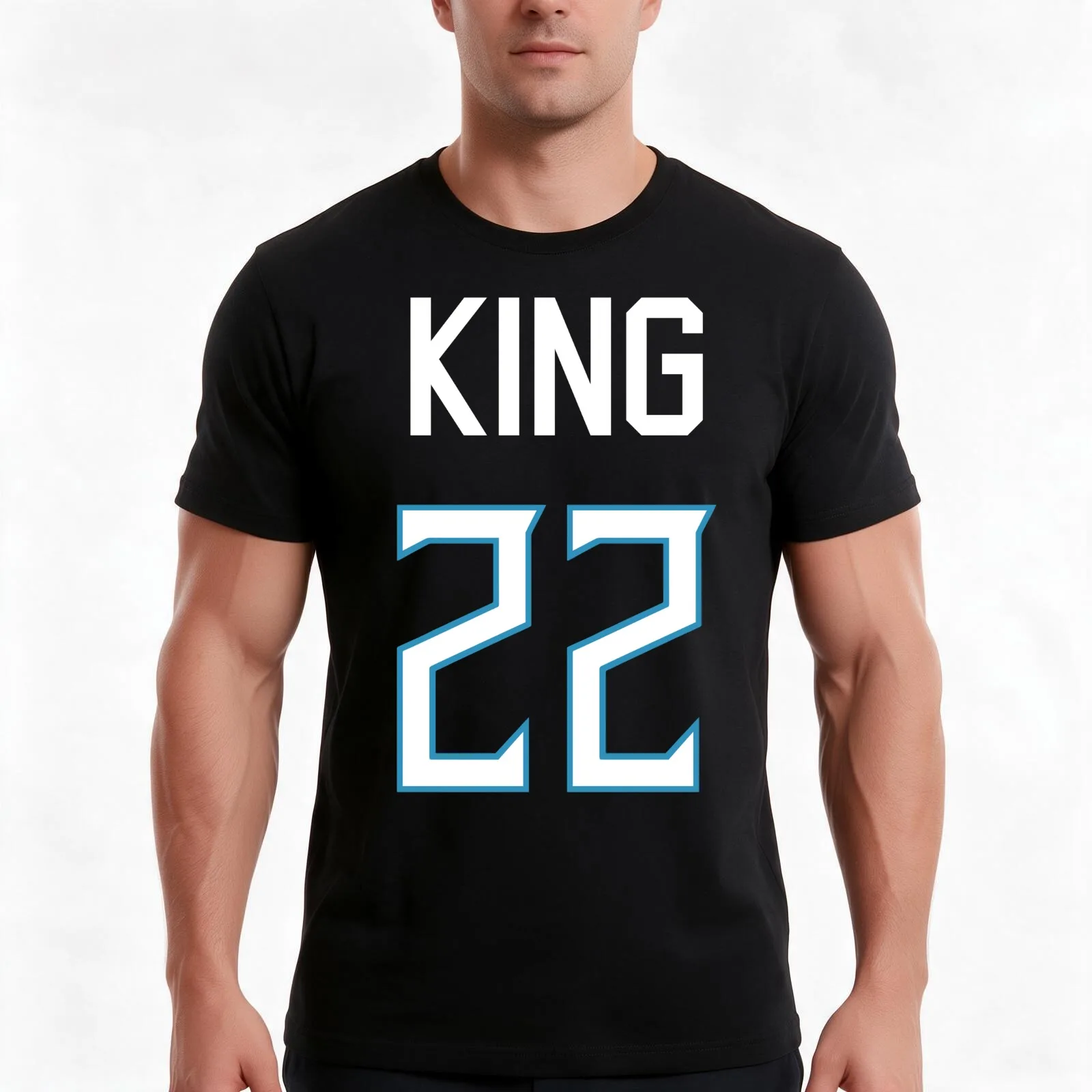 Limited Edition King 22 Jersey Style Shirt, King 22 Shirt, Mug, Hoodie & Wall Tapestry! T-Shirt, Summer Casual Cotton Tee