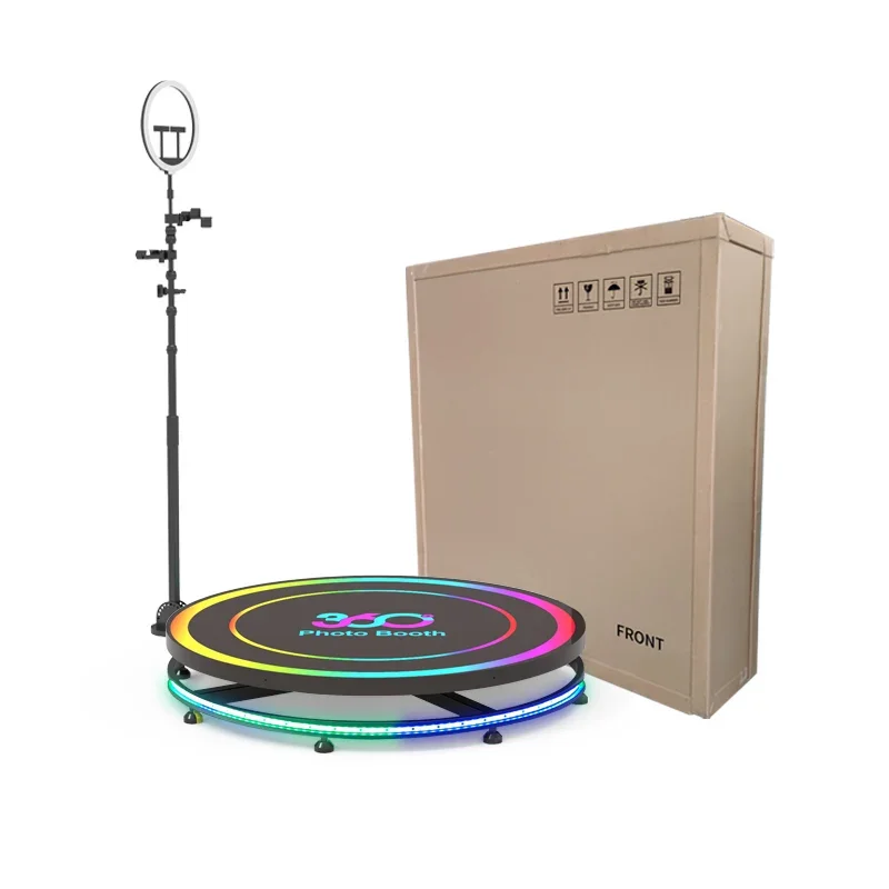 Le Mai 360 fotografía giratoria pabellón cámara cambio de Color automático fondo 360 vídeo TikTok plataforma en vivo etapa