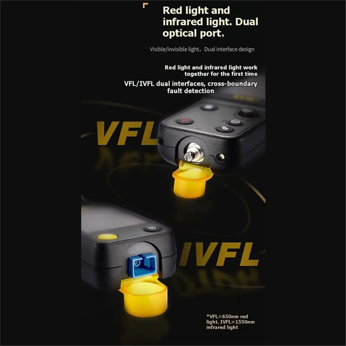 L70A FWV-100-V10 Optic Fault Finder 20KM Mini OTDR Visual Fault Locator FTTB FTTH Breakpoint Tester Meter VFL10MW