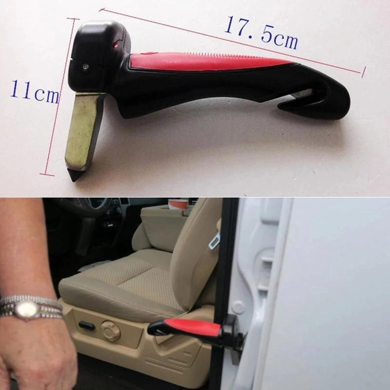 Car Door Handle Assist Bar Non-Slip Elderly Vehicle Standing Support Safety Hammer Mobility Aid Window Breaker Car Accessories