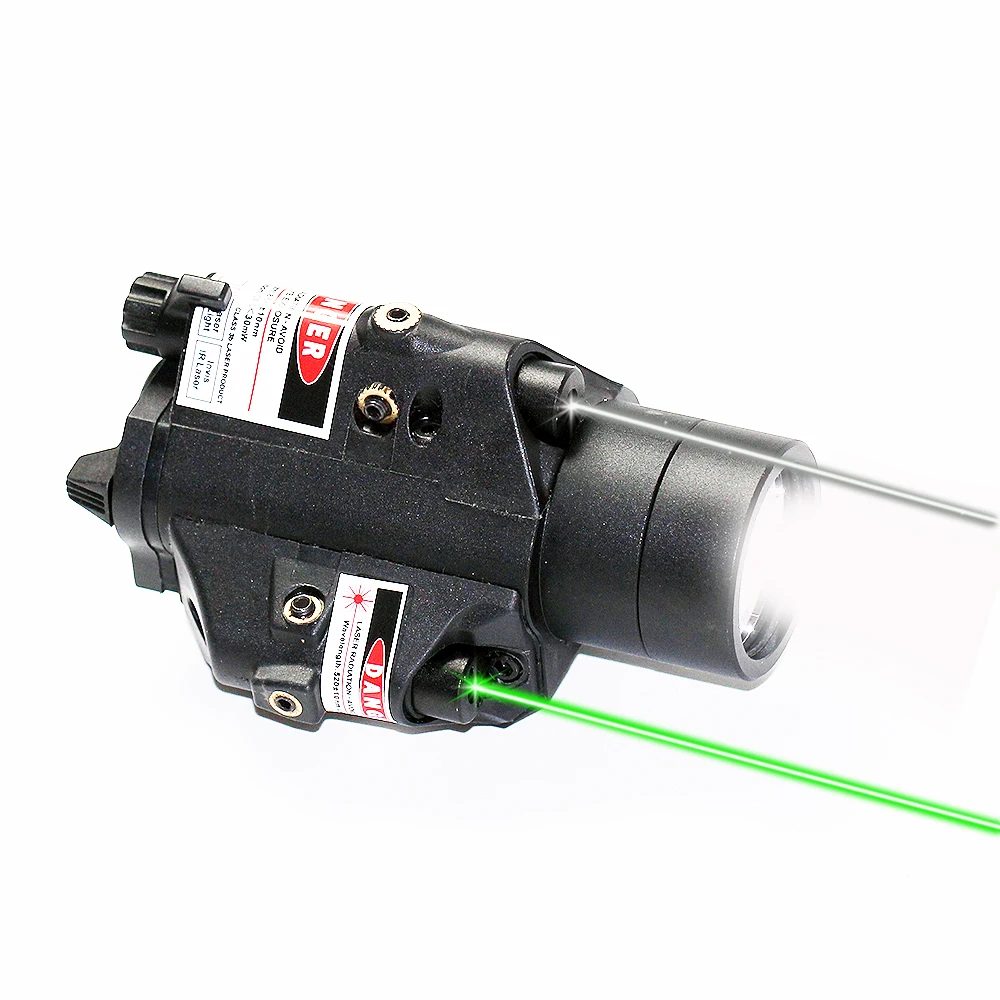 

Laserspeed LS-2LF1-GIR Visible Green and Infrared Aiming Dual Laser & White Light LED for Pistol and Rifle with Pressure Switch