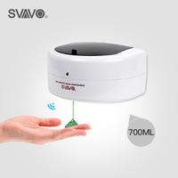 700ML Digital Display Automatic Induction Soap Dispenser Sensor Hand Washer with Drip Type for Kitchen Bathroom Svavo