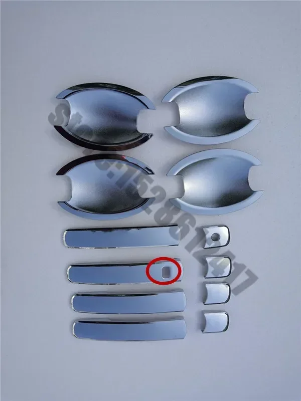 Car styling Chrome Side Door Handle Cover Trim for NISSAN X-Trail T31 2008 2009 2010 2011 2012 2013 Car Accessories