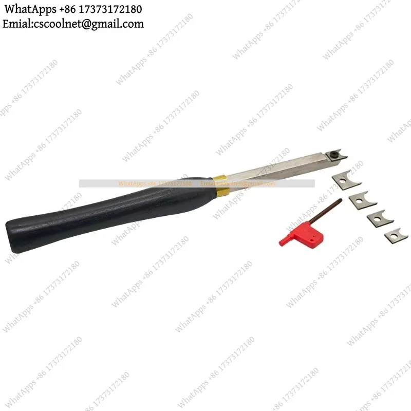 High-Speed Steel Changeable Cutter Head Woodworking Handheld Ball Knife Discarding Tool Wooden Ball Turning Tool