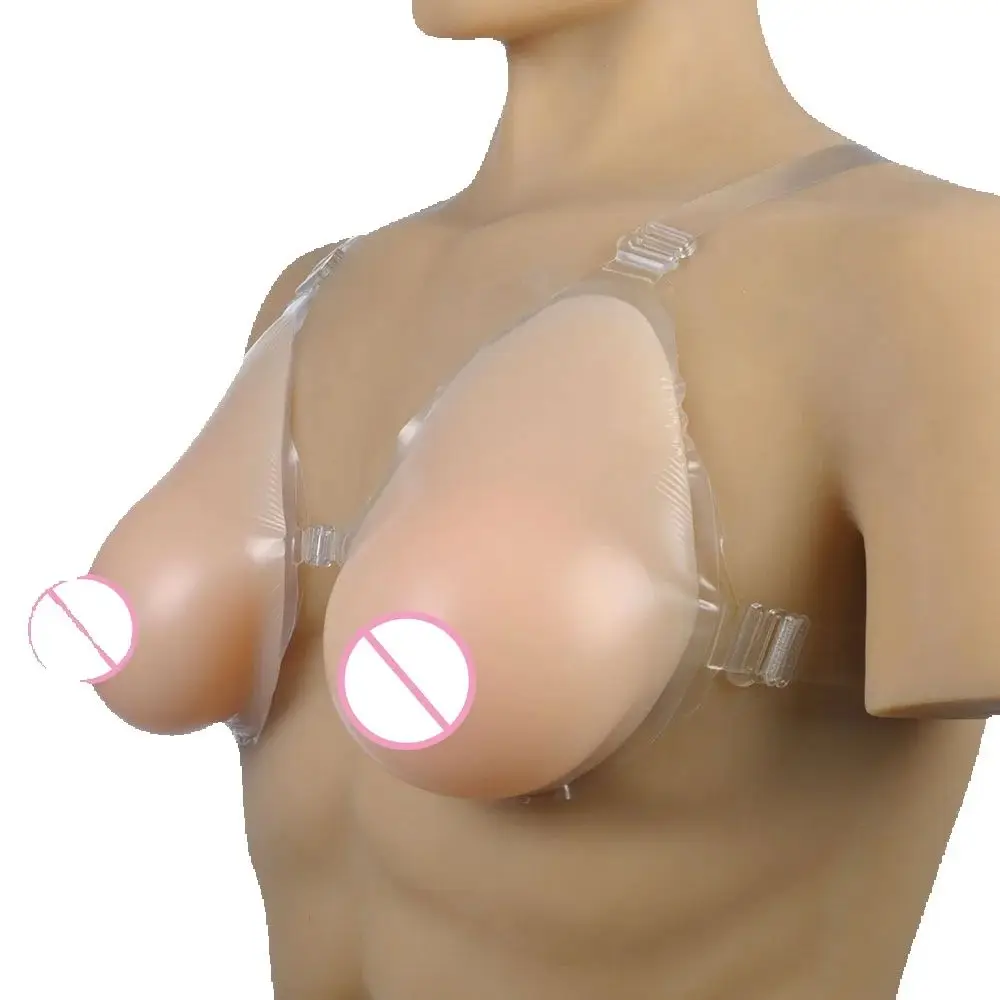 Nuevos pechos de silicona realistas con forma de gota para drag queen travesti sissy pechos falsos de alta calidad 2 colores