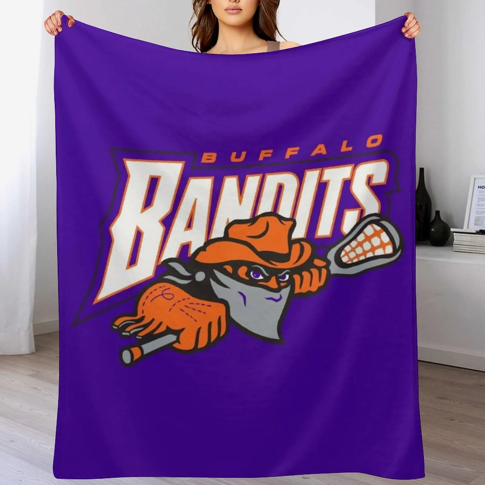 LC_The Buffalo Bandits Essential Throw Blanket Bed Fashionable funny gift Multi-Purpose Soft Plush Plaid Blankets